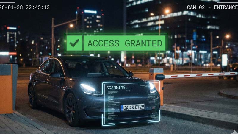 автоматическое распознавание автомобильных номеров для контроля доступа на территорию