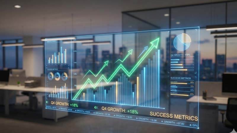 график роста эффективности бизнеса и roi от внедрения видеоаналитики